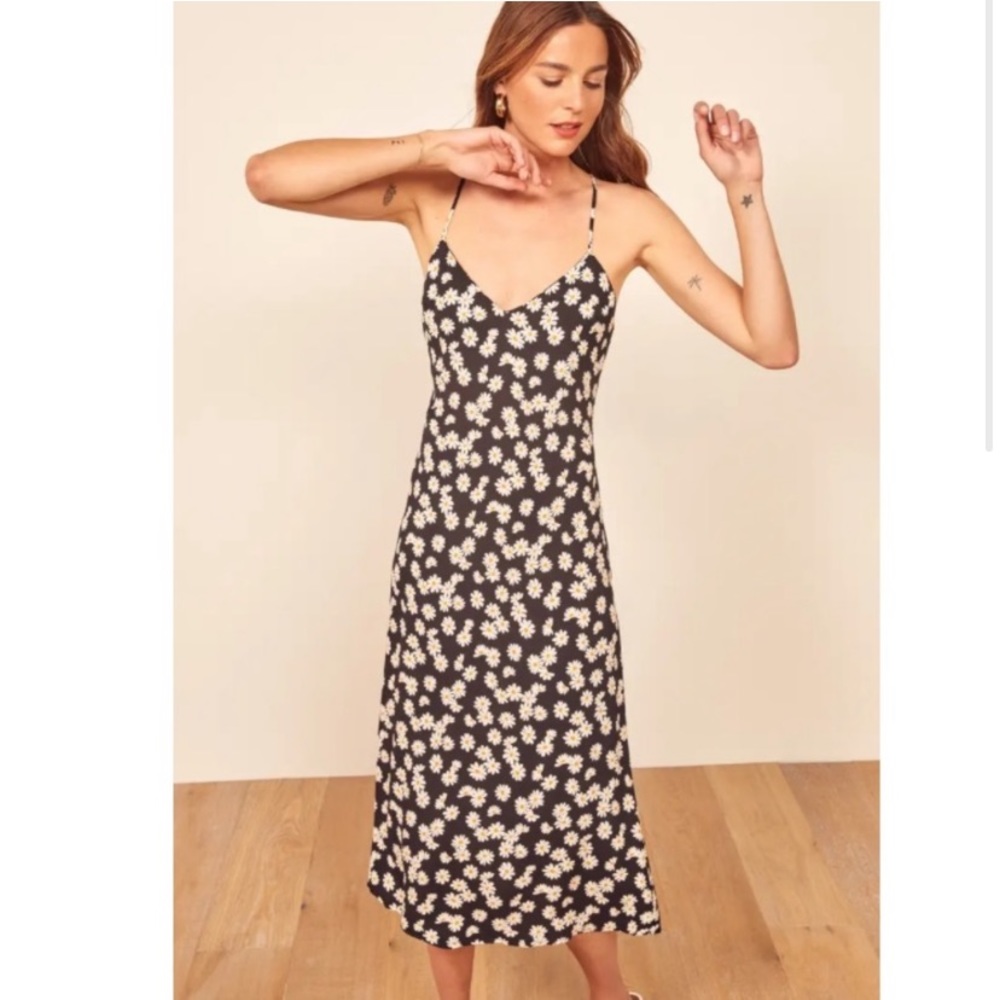 Reformation Kat Dress in Daisy Chain, NWT